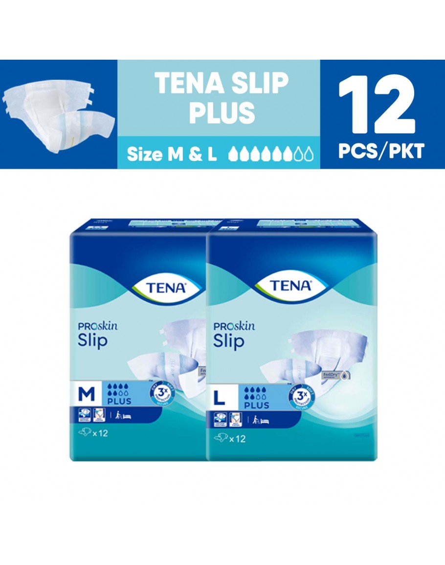 TENA Slip Plus Unisex Adult Diapers